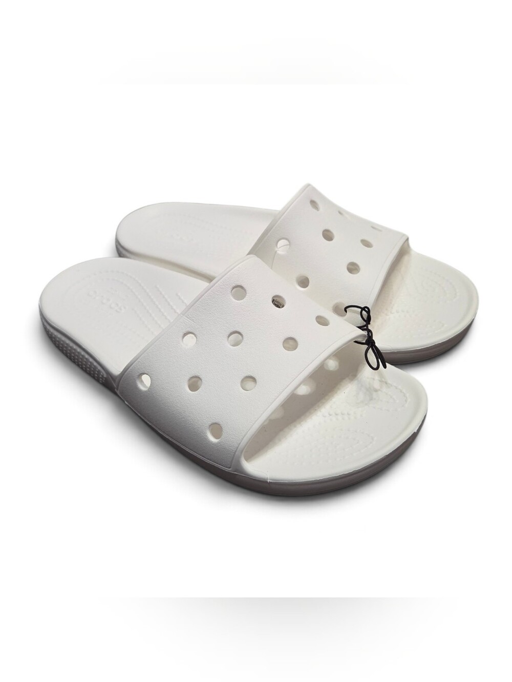 Classic Crocs Slide White Roomy Fit Unisex M4/W6 NWT